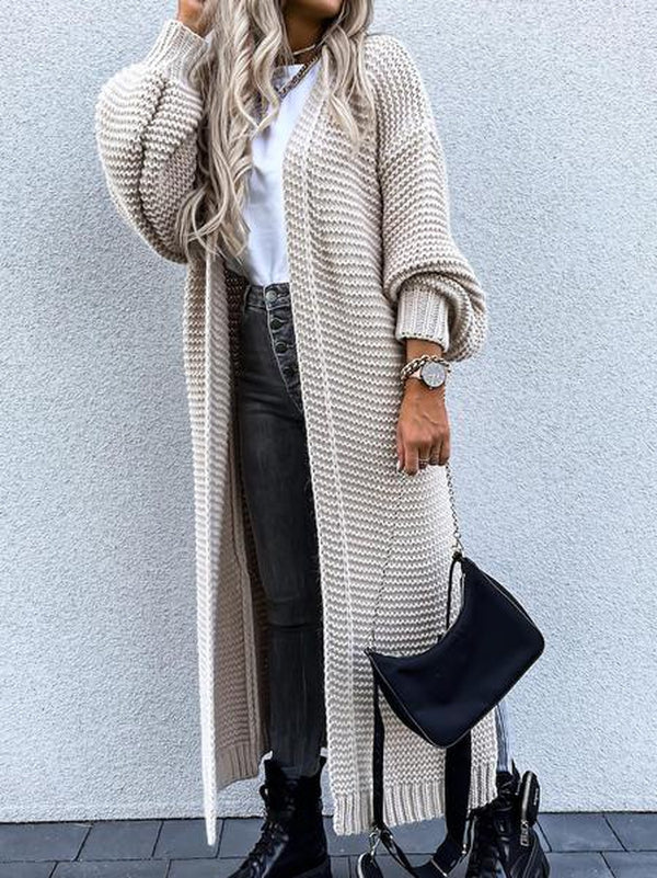 Ivory cardigan with open front