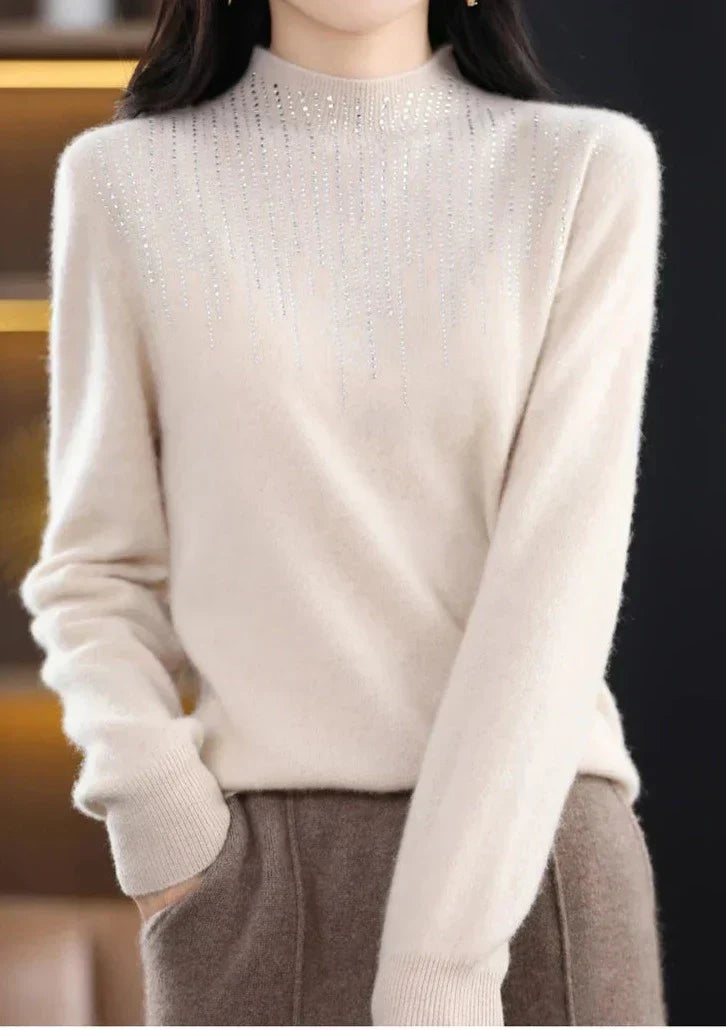 Popular long sleeve crew neck sweater