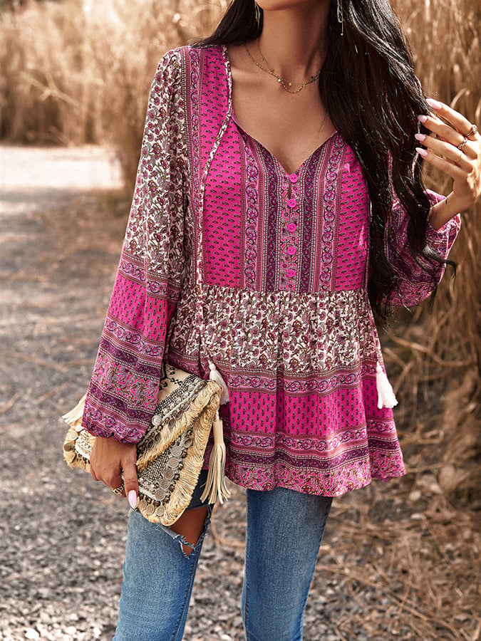 Enchanting boho blouse