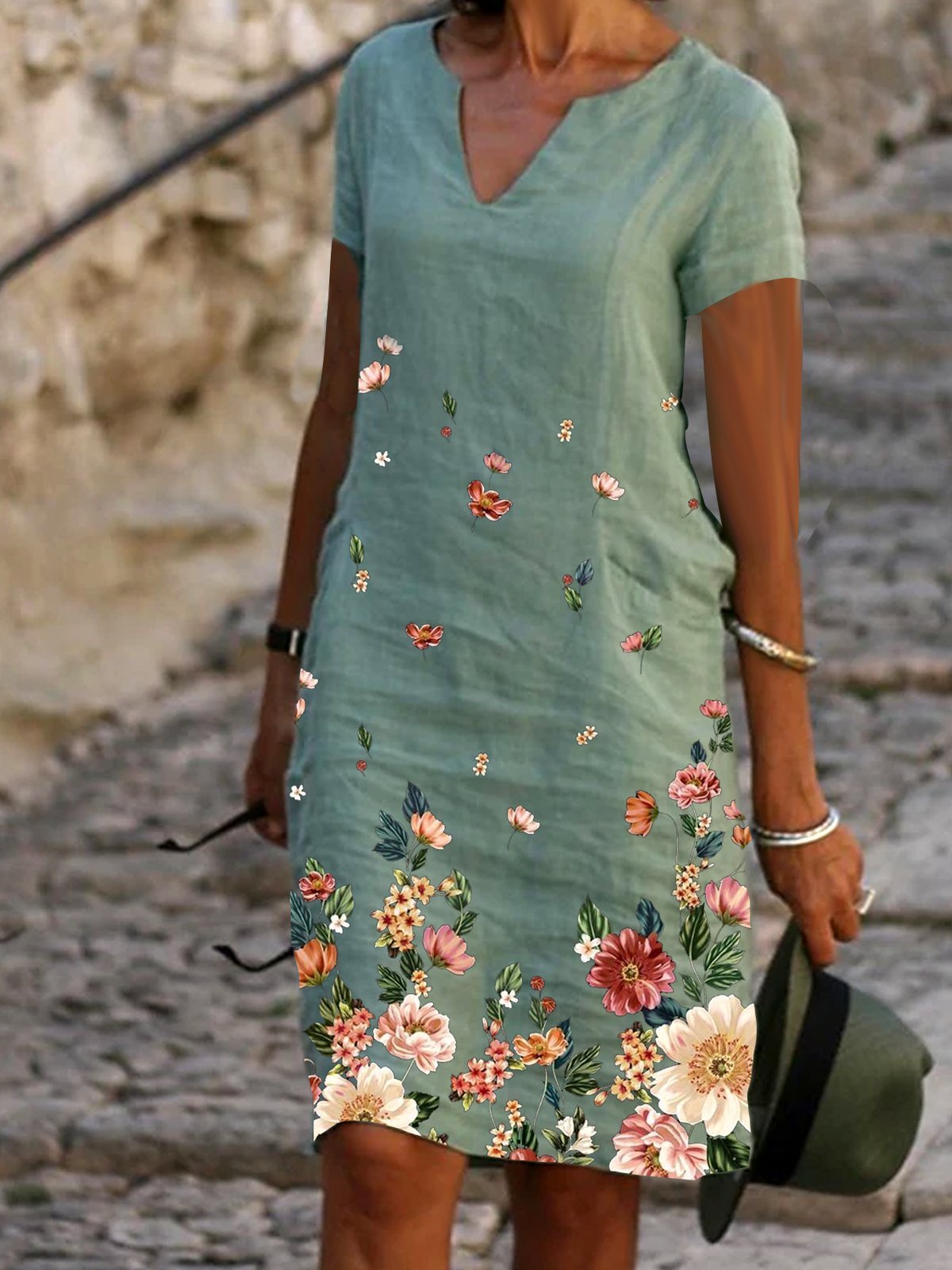 Bioflower ? -  Turquoise Blossom Dress