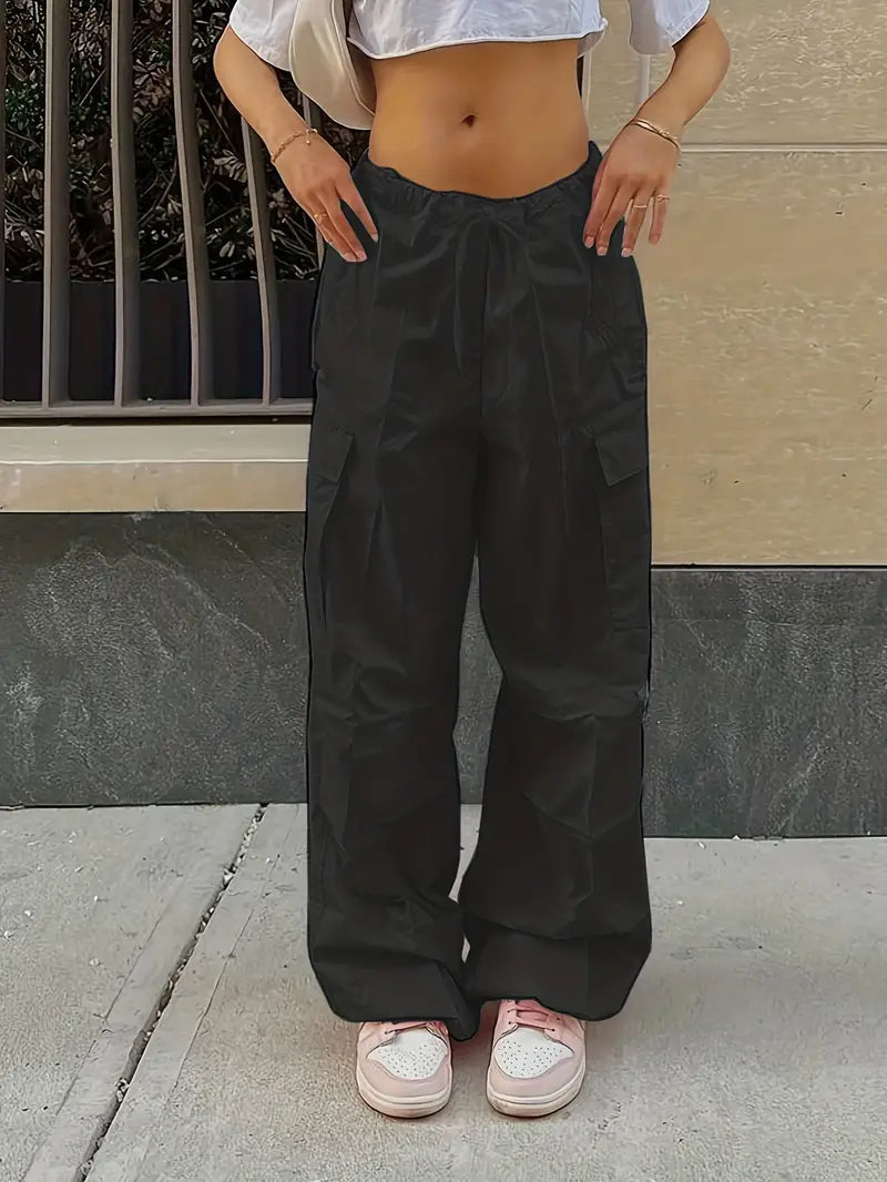 Black Oversized Palazzo Urban Pants