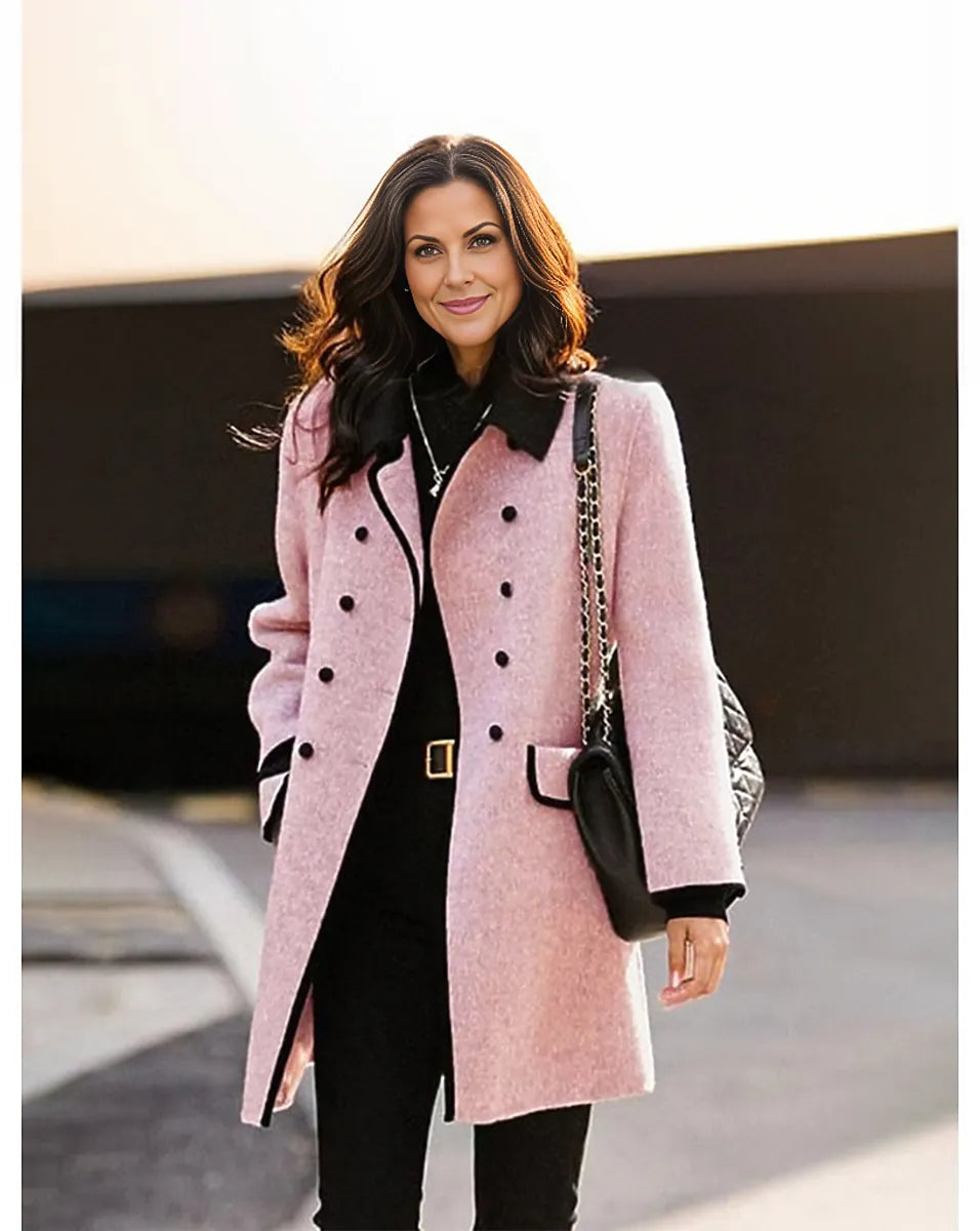 Sweet pink long sleeve cardigan