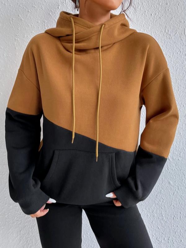 Modern color block sweatshirt