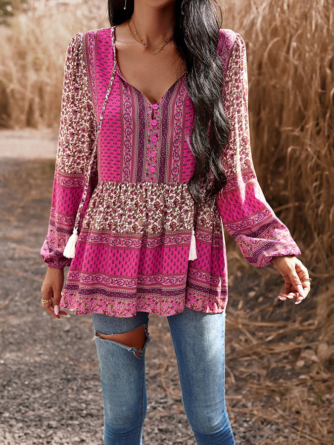 Enchanting boho blouse