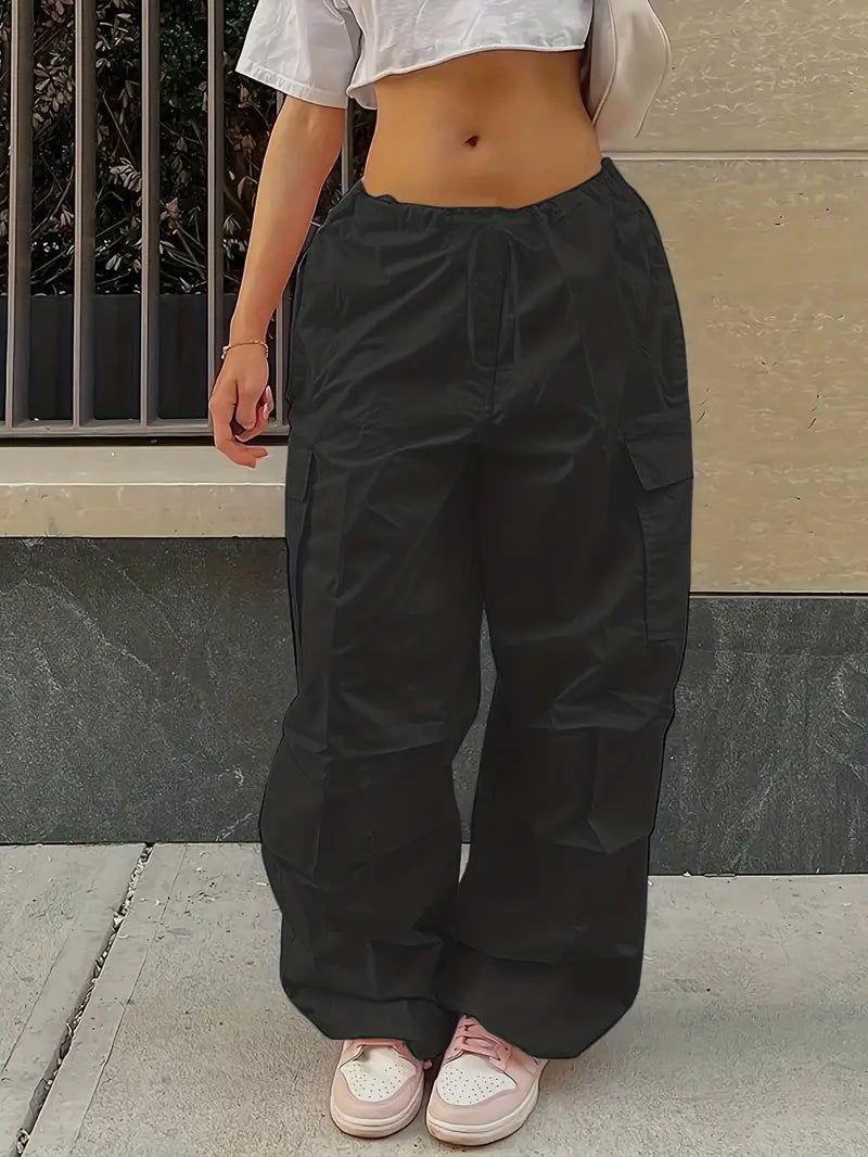 Black Oversized Palazzo Urban Pants