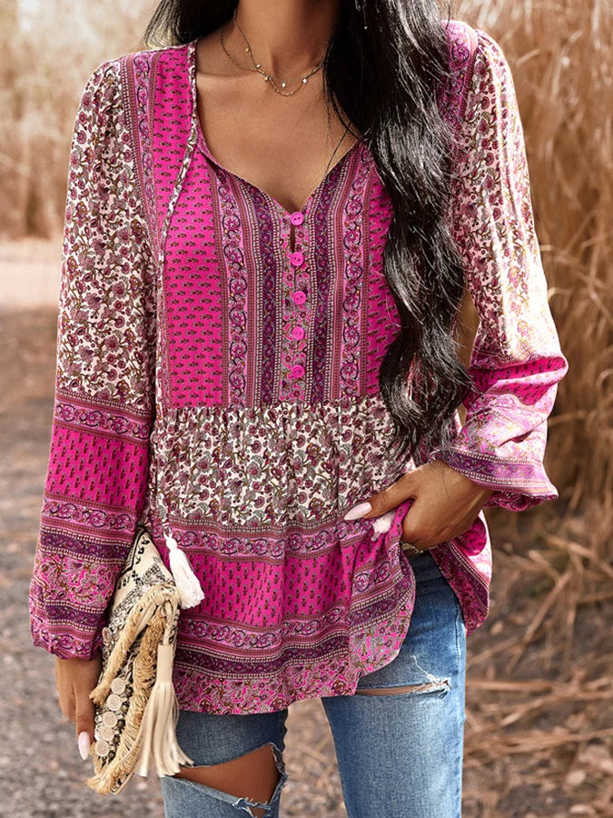 Enchanting boho blouse