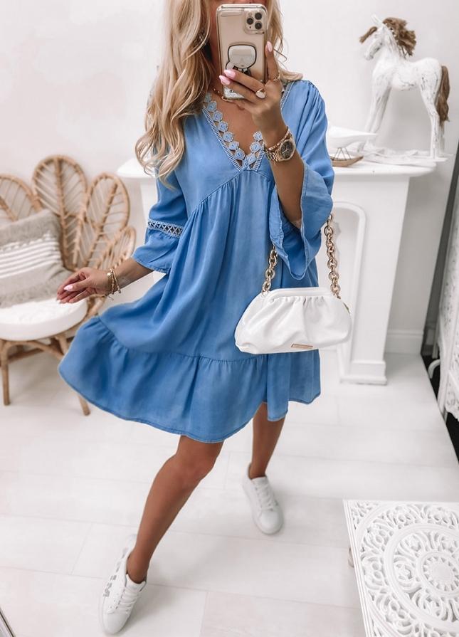 Blue dress by Go Wherever You Go