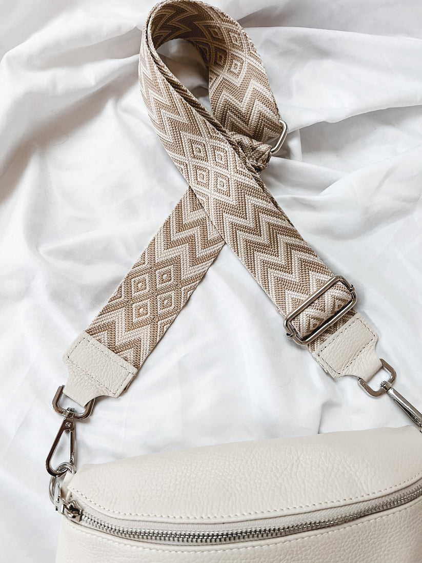 Bag straps silver