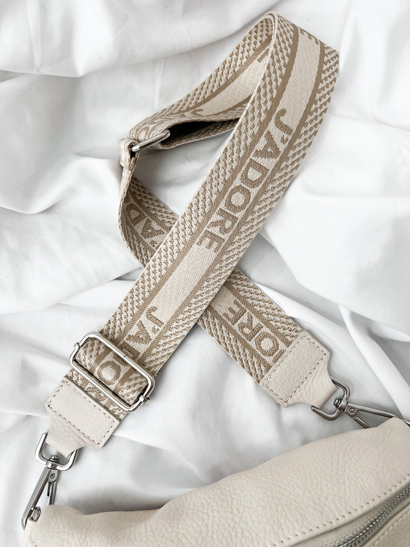 Bag straps silver