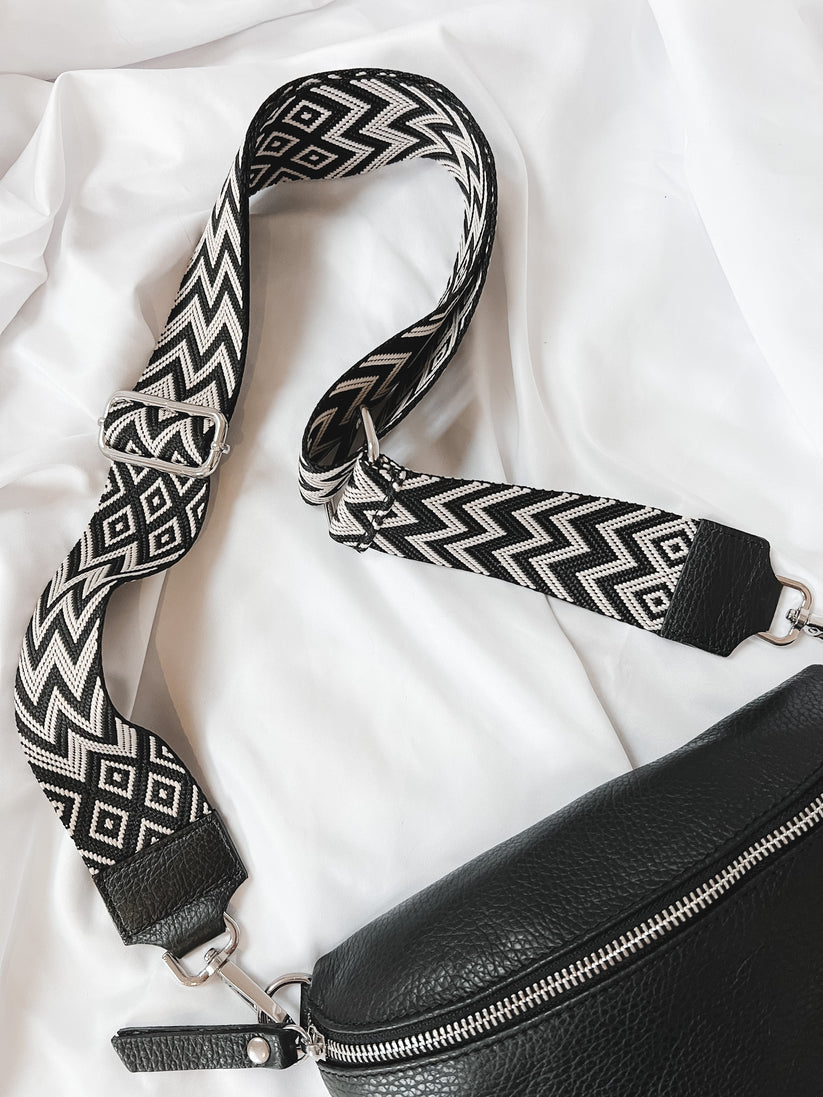 Bag straps silver